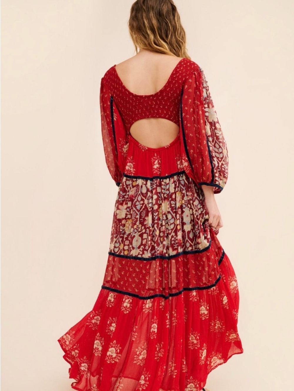 🆕Bnwt Free People *NWT* Free People Bali Laurel Maxi Dress - Picture 2 of 16